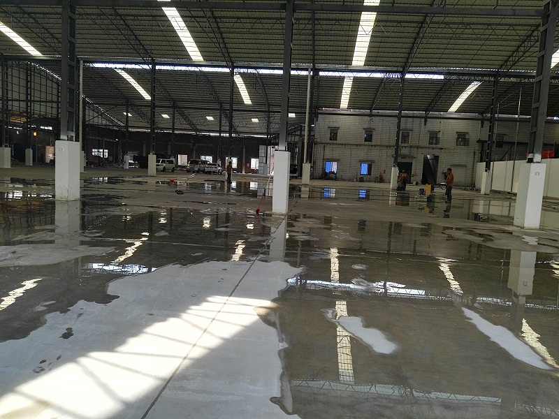 “地衛士”混凝土強化地坪施工