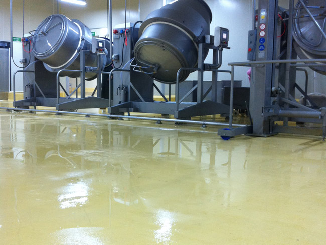 食品車間聚氨酯砂漿地坪