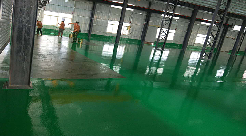 耐磨經(jīng)濟(jì)型環(huán)氧地坪漆施工