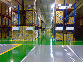 倉庫物流中心地面
