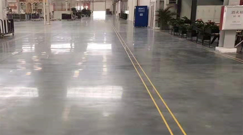 固化劑地坪,機械廠固化劑地坪