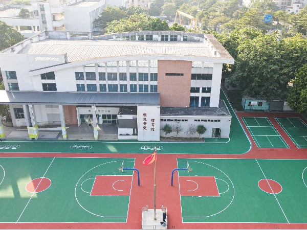 舊貌煥新顏！地衛士為沖鶴小學定制安全環保丙烯酸運動場，實力獲認可