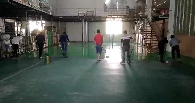 自己買材料刷,地坪漆施工,地衛士地坪,佛山地坪漆施工,地板漆工程
