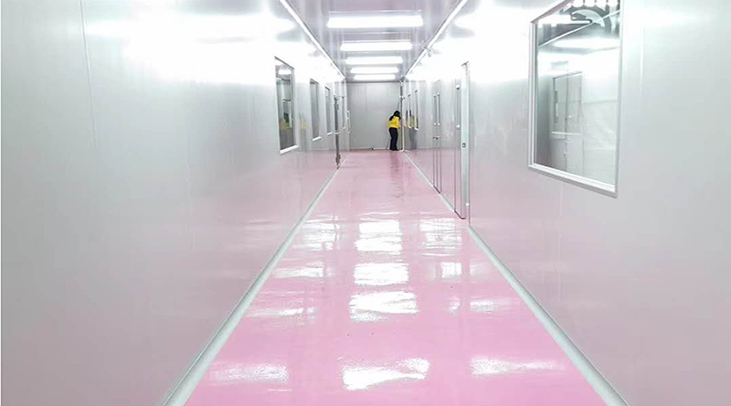 10萬級凈化車間地坪漆工程
