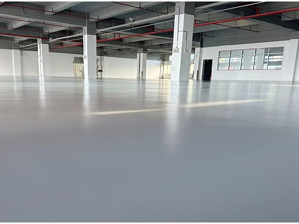廣東佛山某科技公司選用地衛(wèi)士防靜電超耐磨砂漿自流平型地坪工程