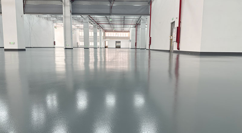 中山某紡織業(yè)有限公司選用地衛(wèi)士聚氨酯超耐磨地坪漆工程