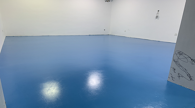 藍(lán)色面漆完工