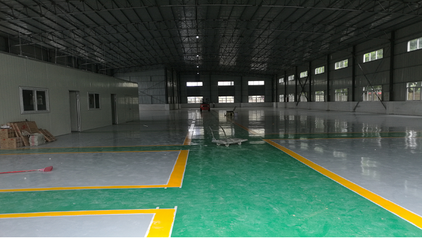 中山艾帕爾機(jī)器設(shè)備科技有限公司選用地衛(wèi)士環(huán)氧地坪漆工程