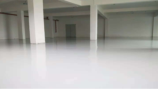 佛山市南海朗潤電子有限公司采用地衛士耐壓砂漿型環氧地坪漆工程