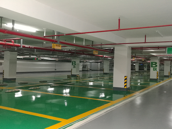 地下停車場車庫地坪漆工程多少錢一平方？