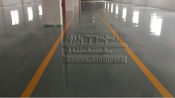 佛山市南海區(qū)平洲夏東創(chuàng)業(yè)誠(chéng)印花廠選用地衛(wèi)士滾面耐壓砂漿型環(huán)氧地坪