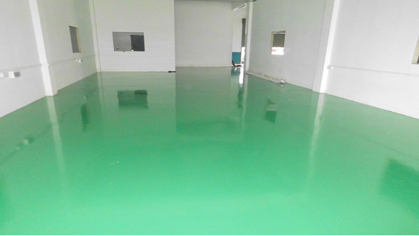 佛山慧氟高分子材料有限公司選用地衛(wèi)士環(huán)氧地坪漆工程