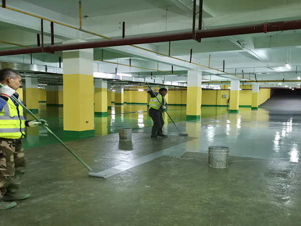 地衛士地坪承包的地下車庫地坪漆工程報價清晰明了！