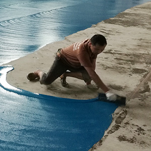 第4步、環氧砂漿層施工