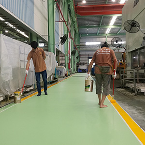 第9步、環(huán)氧劃線