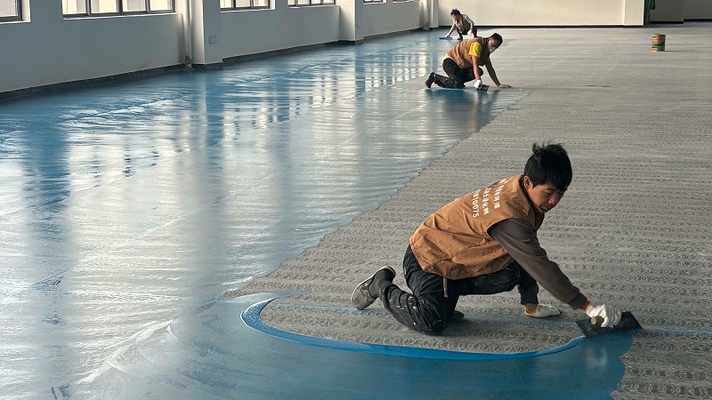 惠州包裝機(jī)械設(shè)備制造工廠車間超耐磨地坪漆施工圖